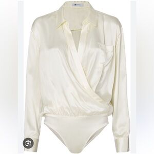 Alexander wang T 100% silk top size 2